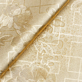 Geometric Floral Oilcloth Fabric SV580014 2