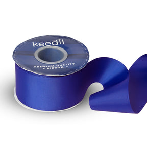 Keedil Grosgrain Ribbon Solid 2 25 Inch SV580579 Royal Blue 1