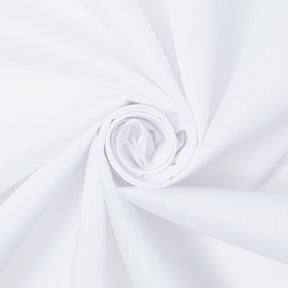 Cotton Polyester Broadcloth 58 60 Inch Fabric SV571433 White 1