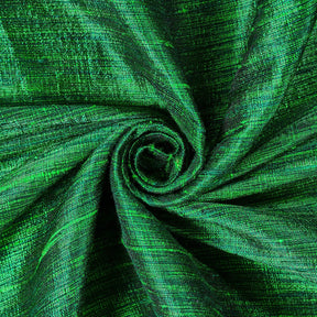 Iridescent Shot Silk Dupioni Fabric SV579028 Green / Teal / Black 1