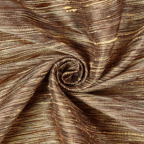 Iridescent Shot Silk Dupioni Fabric SV579033 Sand / Brown / Black 1