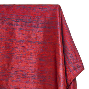 Iridescent Shot Silk Dupioni Fabric SV579036 Red / Royal Blue 2