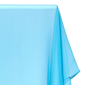 45 Inch Polyester Chiffon Fabric SV579738 Turquoise 2