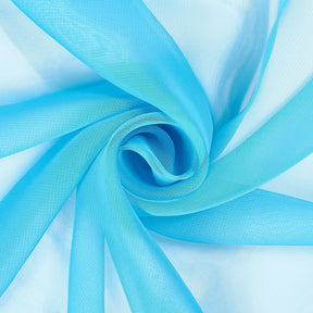 45 Inch Polyester Chiffon Fabric SV579738 Turquoise 1
