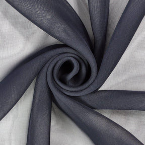 45 Inch Polyester Chiffon Fabric SV579739 Navy Blue 1