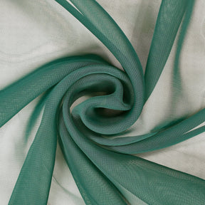 45 Inch Polyester Chiffon Fabric SV579740 Forest Green 1