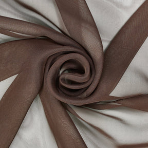 45 Inch Polyester Chiffon Fabric SV579743 Brown 1