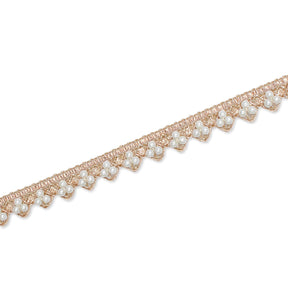 1 2 Inch Tri Bead Metallic Corded Trim SV581883 Champagne A2