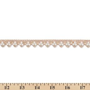 1 2 Inch Tri Bead Metallic Corded Trim SV581883 Champagne A9