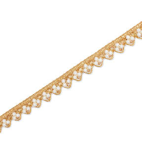 1 2 Inch Tri Bead Metallic Corded Trim SV581885 Gold A2