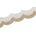 2 Inch Scalloped Regal Rhinestones Beads Metallic Cording On Polyester Mesh Trim SV582085 Beige A2