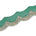 2 Inch Scalloped Regal Rhinestones Beads Metallic Cording On Polyester Mesh Trim SV582087 Hunter Green A2