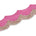 3 Inch Scalloped Regal Rhinestones Beads Metallic Cording On Polyester Mesh Trim SV581908 Fuchsia A2
