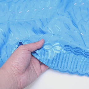 Leafy Embroidered Eyelet On Voile Fabric Video|SV581579