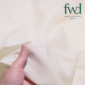 Cotton Polyester Broadcloth (58/60 Inch) Beige Fabric Video|SV571435