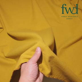 Cotton Flannel (5 Oz) Gold Fabric Video|SV582033