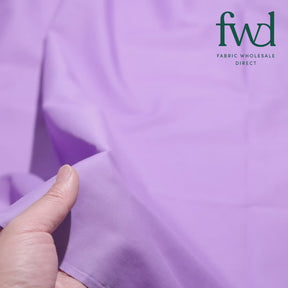 Cotton Polyester Broadcloth (44/45 Inch) Lilac Fabric Video|SV571565