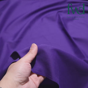 Cotton Polyester Broadcloth (58/60 Inch) Purple Fabric Video|SV571436