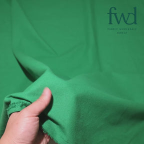 Cotton Flannel (5 Oz) Kelly Green Fabric Video|SV573545