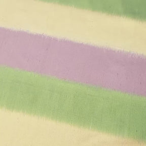Multicolored Striped Silk Dupioni (54 Inch) Green / Gold / Mauve Fabric Video|SV581528