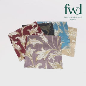 Extra Wide Floral Damask Upholstery Jacquard Fabric SV570994 1 Black / Gold 6
