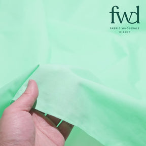 Cotton Polyester Broadcloth (44/45 Inch) Aqua Green Fabric Video|SV571559