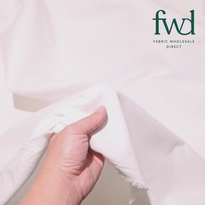 Cotton Flannel (5 Oz) White Fabric Video|SV573551
