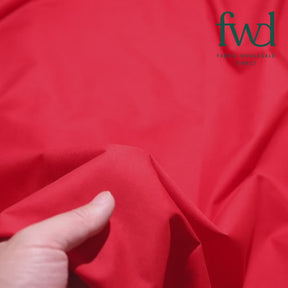 Cotton Polyester Broadcloth (58/60 Inch) Red Fabric Video|SV571438