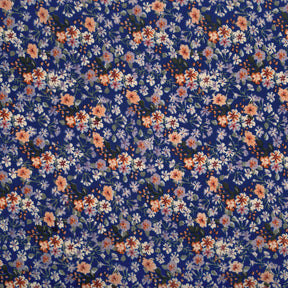Iris Crepe De Chine Print Fabric SV577824 Royal Blue 1
