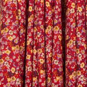 Iris Crepe De Chine Print Fabric SV577825 Red 2