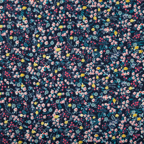 Pimpinella Crepe De Chine Print Fabric SV577826 Navy Blue 1