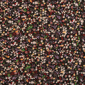 Pimpinella Crepe De Chine Print Fabric SV577828 Black 1