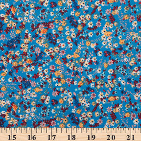 Pimpinella Crepe De Chine Print Fabric SV577829 Azure 3