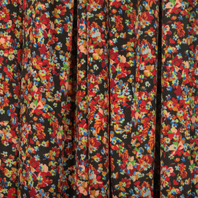 Orchid Crepe De Chine Print Fabric SV577831 Black 2