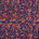 Orchid Crepe De Chine Print Fabric SV577833 Royal Blue 1