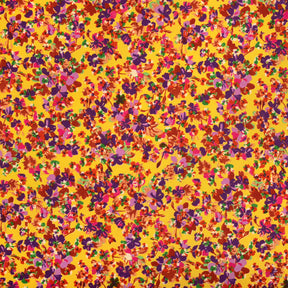 Orchid Crepe De Chine Print Fabric SV577848 Yellow 1