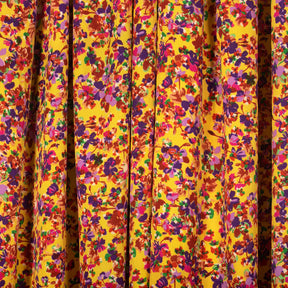 Orchid Crepe De Chine Print Fabric SV577848 Yellow 2