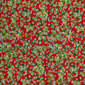 Orchid Crepe De Chine Print Fabric SV577849 Red 1