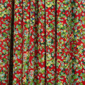 Orchid Crepe De Chine Print Fabric SV577849 Red 2