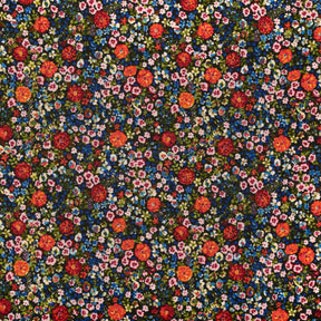Marigold Crepe De Chine Print Fabric SV577835 Black 1