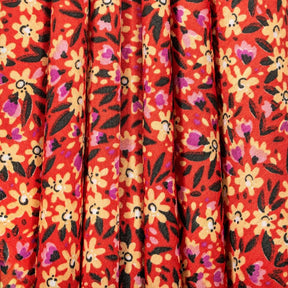 Gardenia Crepe De Chine Print Fabric SV577781 Red 2
