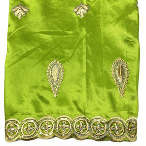Majestic African George Taffeta Limegreen Fabric SV570128 2