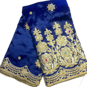 Noble African George Taffeta Studded Royal Blue SV570132 1