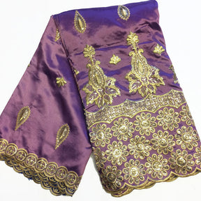Majestic African George Taffeta Lavender Fabric SV570127 1