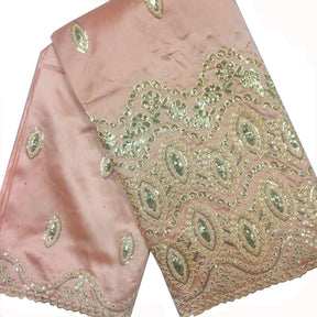 Imperial African George Taffeta Peach Fabric SV570149 1