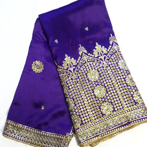 Grandeur African George Taffeta Purple Fabric SV570118 1