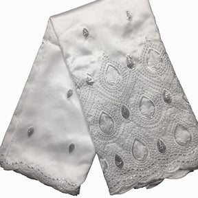 Regal African George Taffeta Silver Fabric SV570139 1
