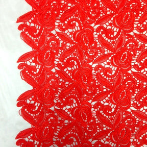 Red Rose Gupiure French Venice Lace SV571180 5