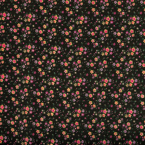 Gaillardia Crepe De Chine Print Fabric SV577785 Black 1