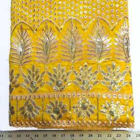 Baronial African George Taffeta Yellow Fabric SV570119 3
